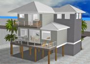 Modern piling home on Pensacola Beach by Acorn Fine Homes - Thumb Pic 4
