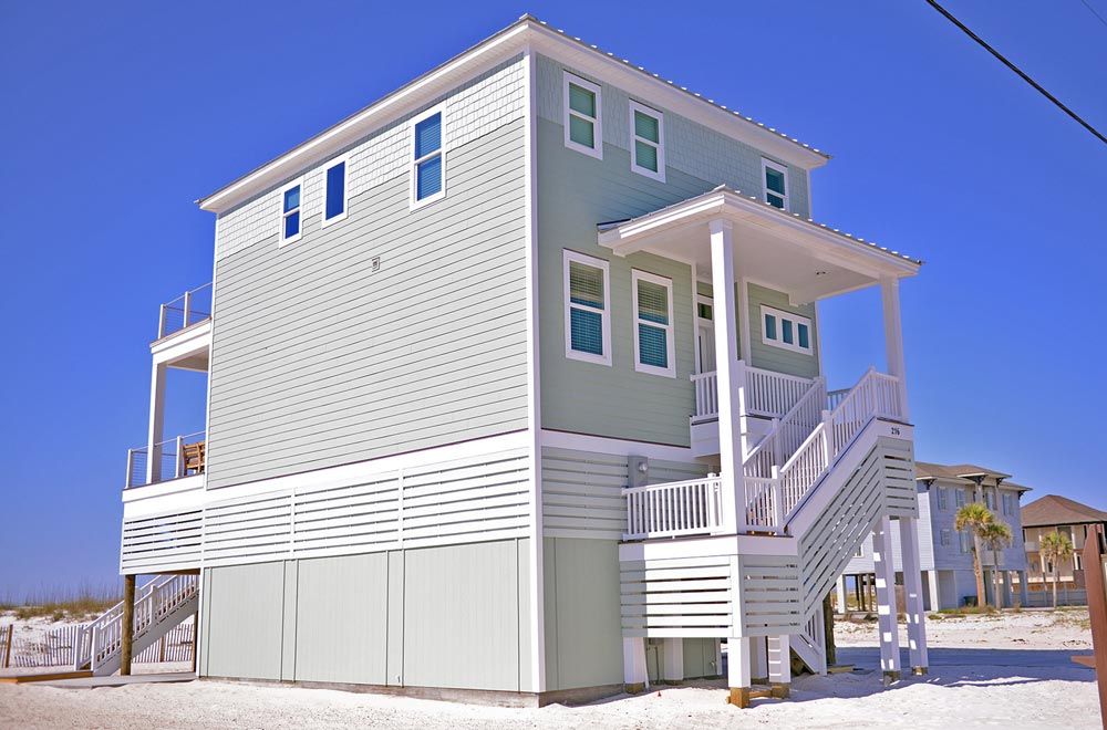 Gorder residence on Pensacola Beach by Acorn Fine Homes