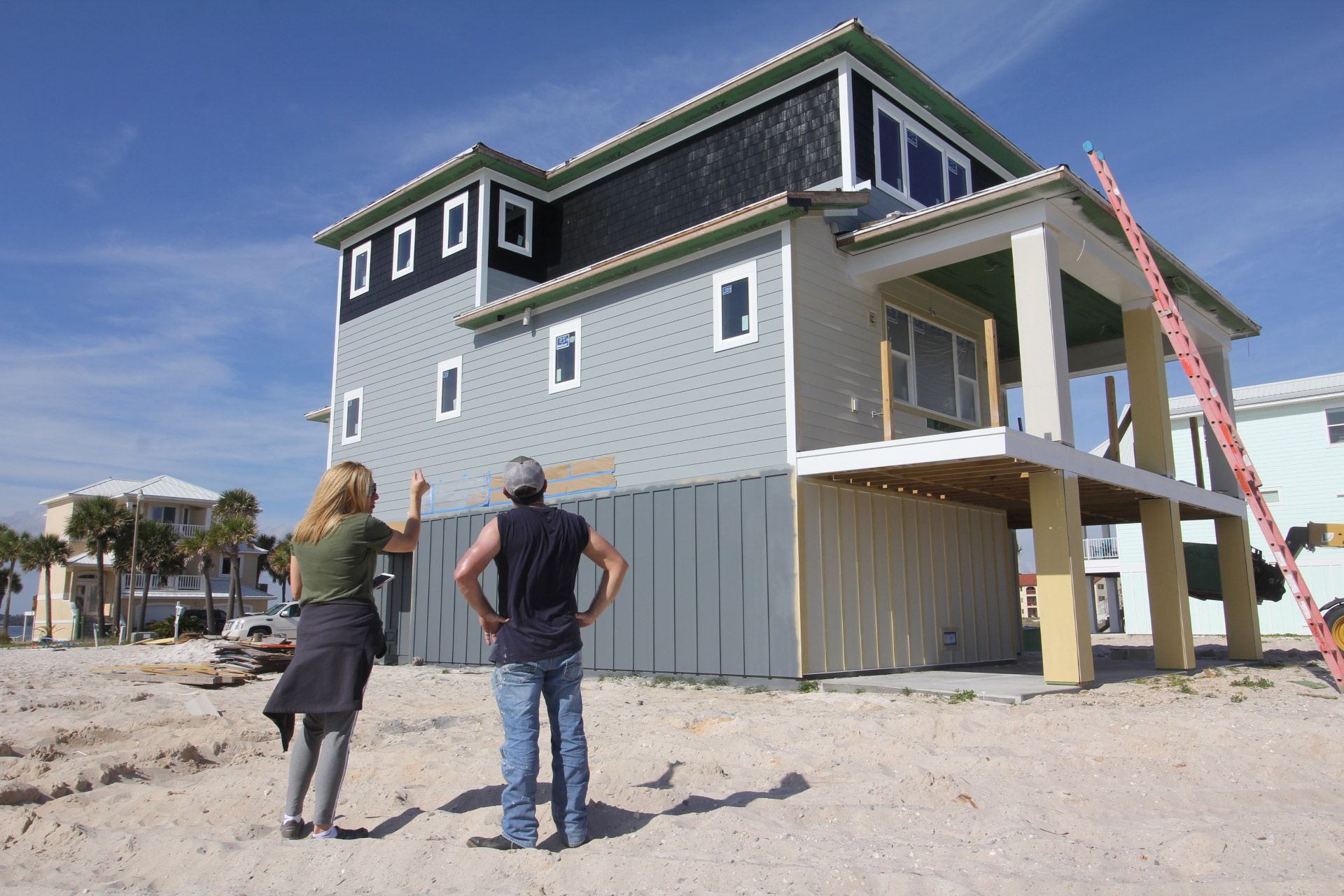 Walker piling home in Navarre Beach by Acorn Fine Homes