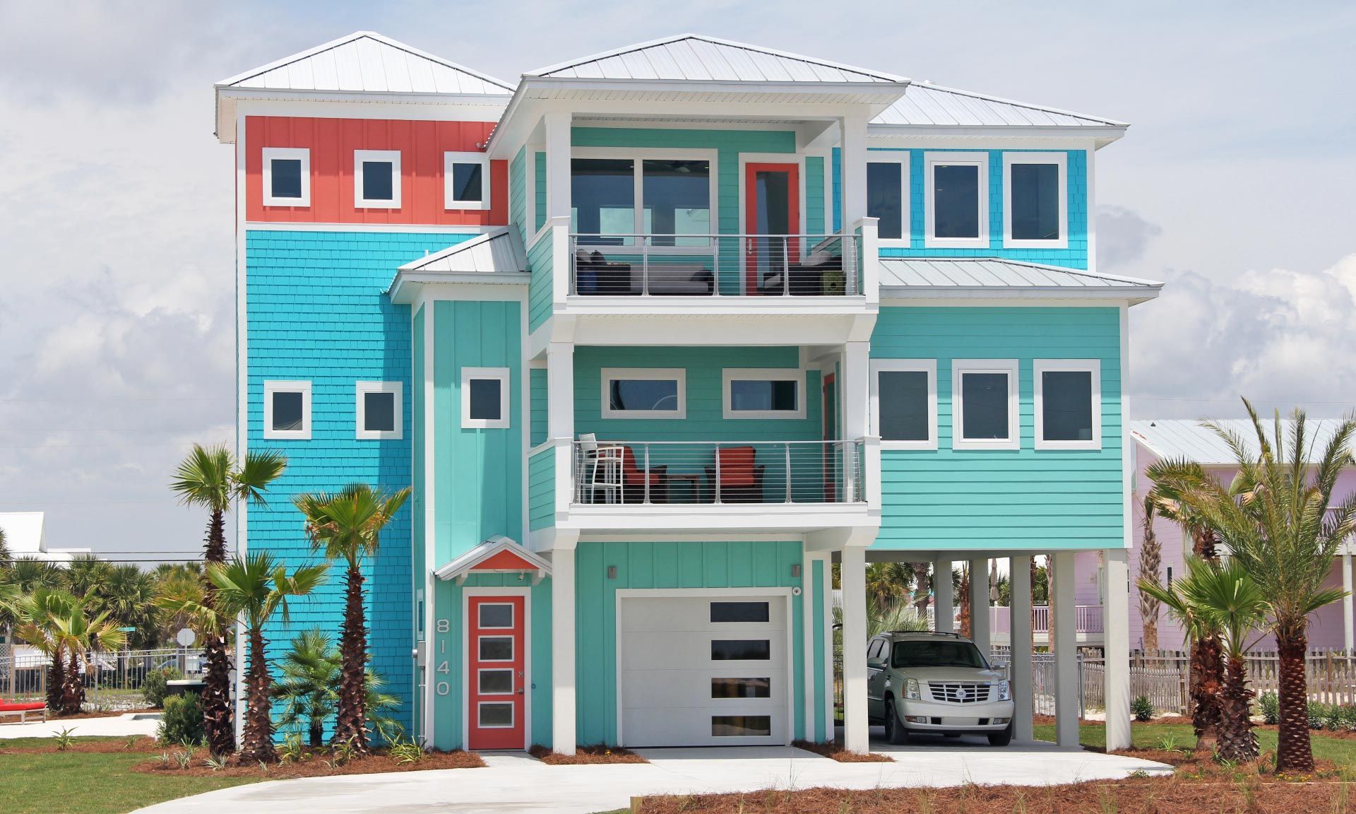 Frerich concrete piling home on Navarre Beach