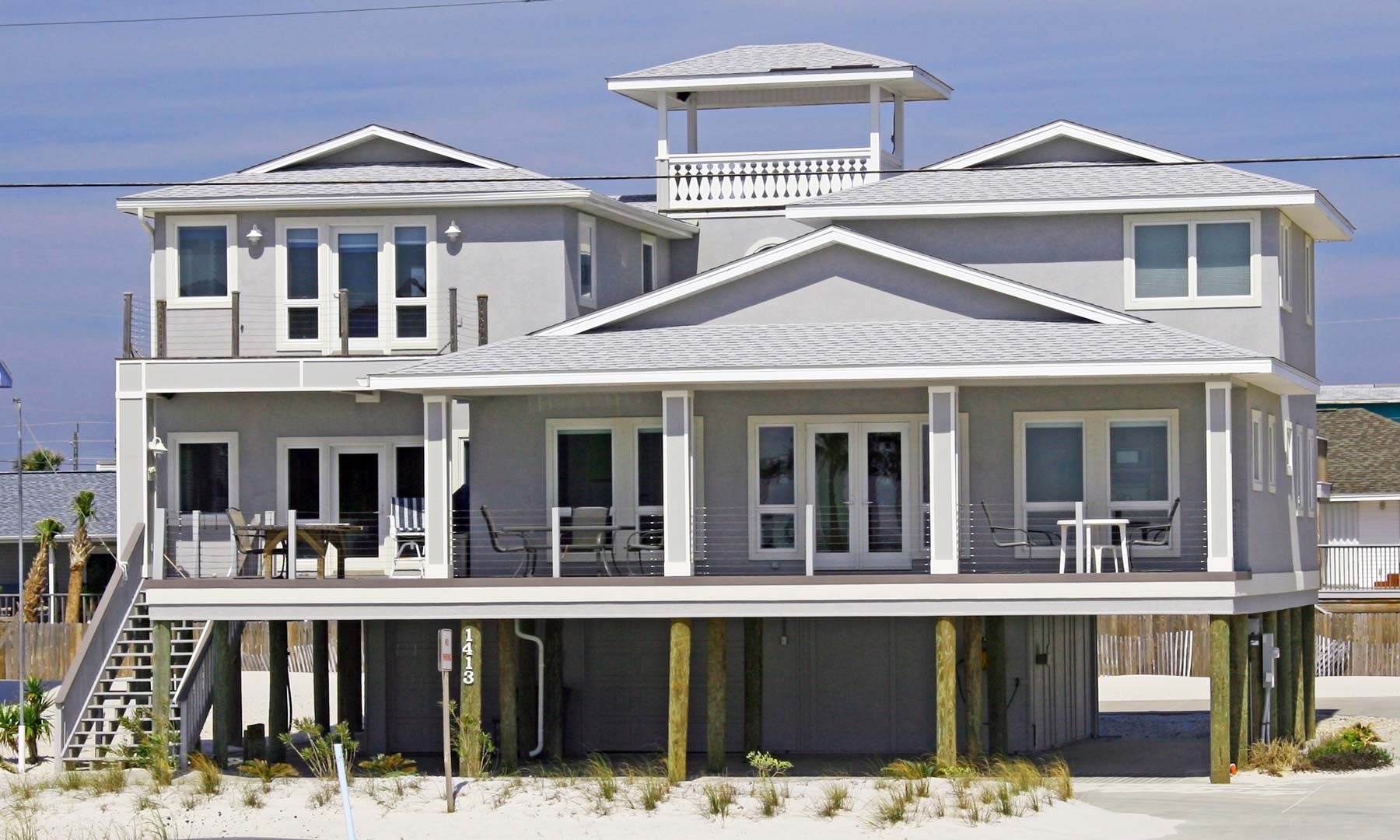 Sloan residence on Pensacola Beach by Acorn Fine Homes