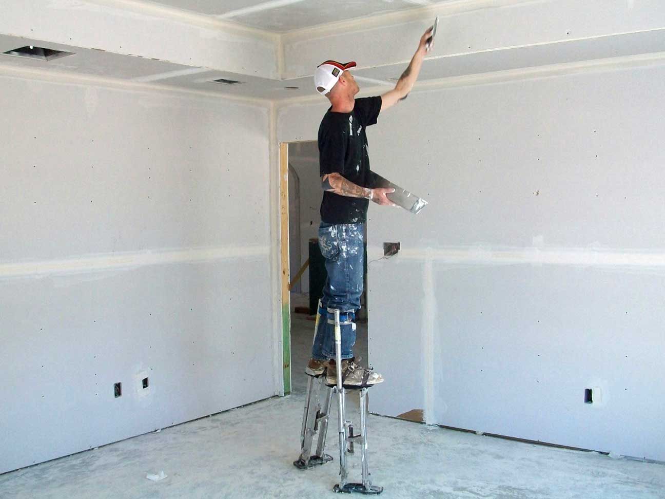 finishing drywall