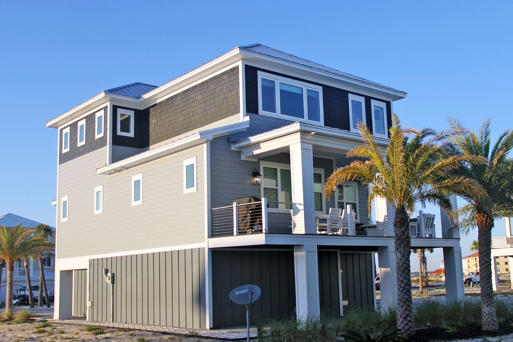 Walker piling home in Navarre Beach by Acorn Fine Homes