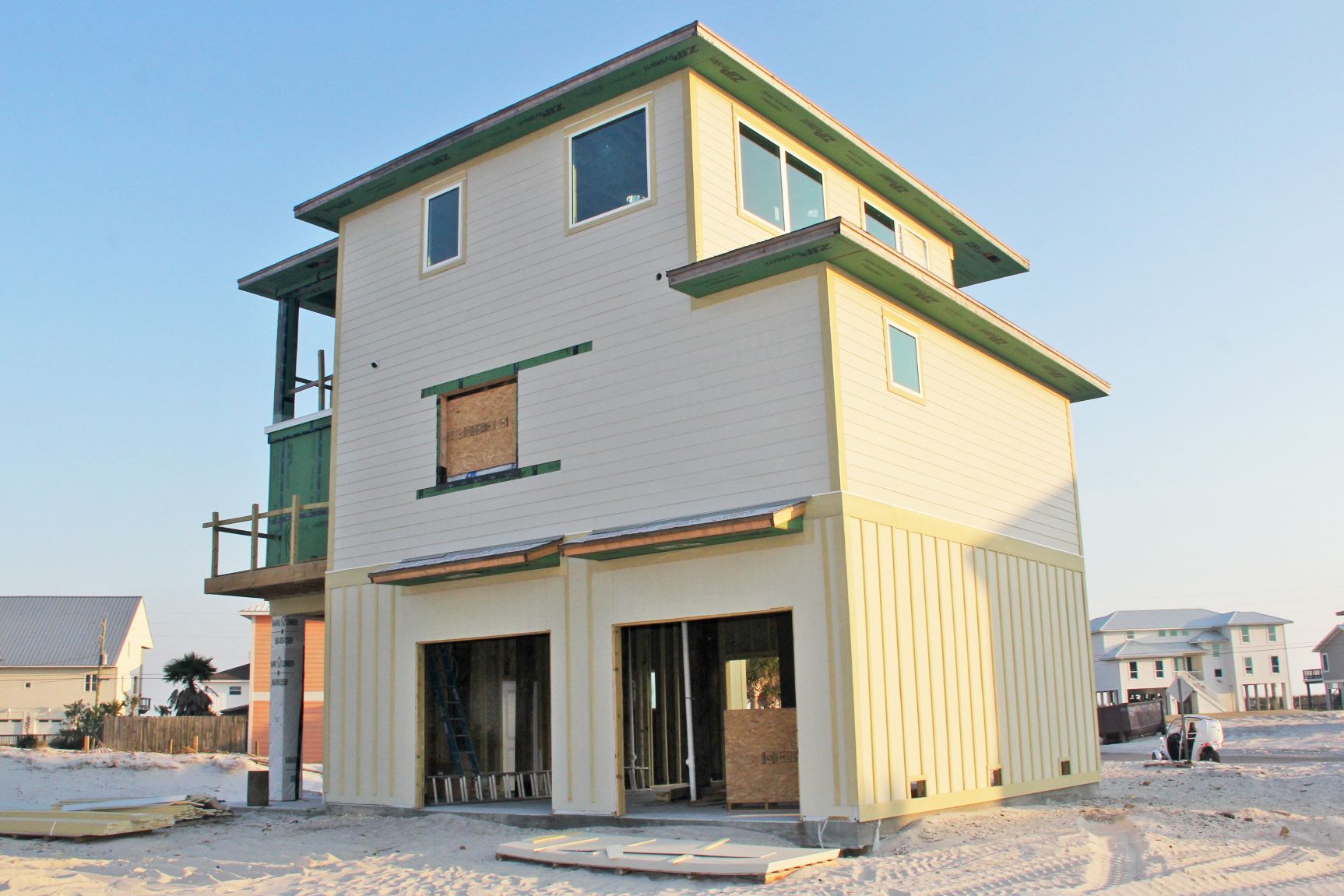 Neff modern coastal piling home on Navarre Beach