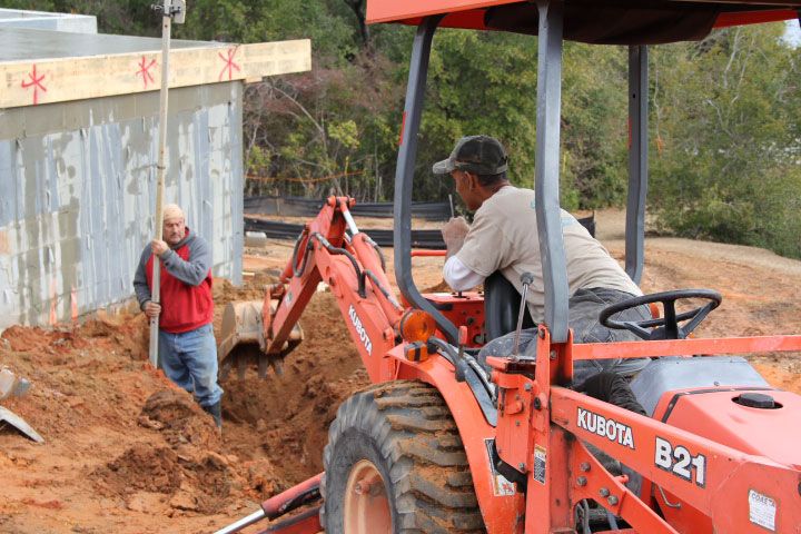 retaining wall footings