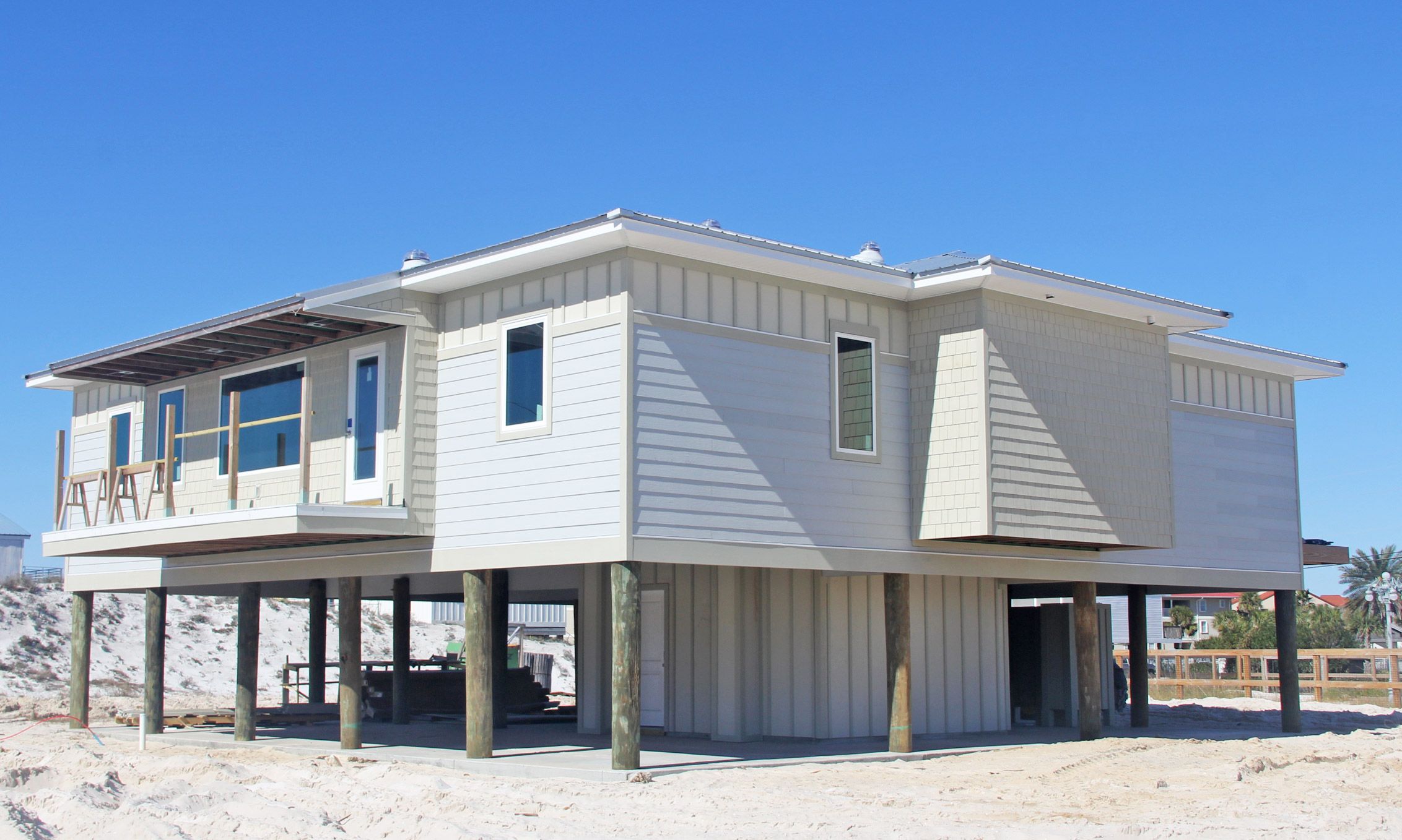 Gomel piling home on Navarre Beach by Acorn Fine Homes