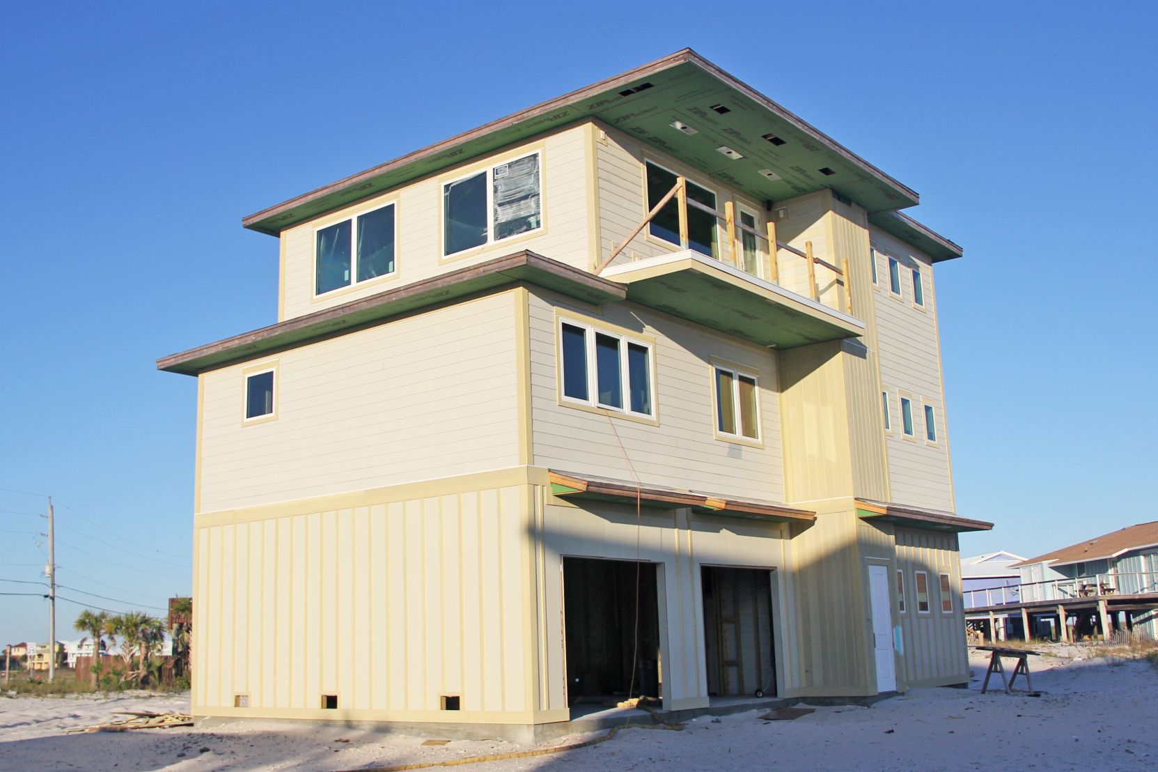 Neff modern coastal piling home on Navarre Beach