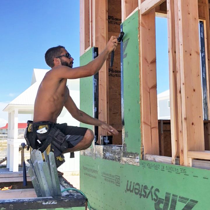 Walker piling home in Navarre Beach by Acorn Fine Homes