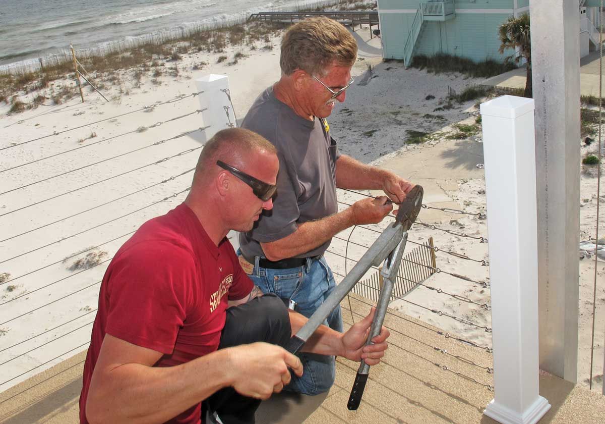 Gorder piling home on Pensacola Beach by Acorn Fine Homes