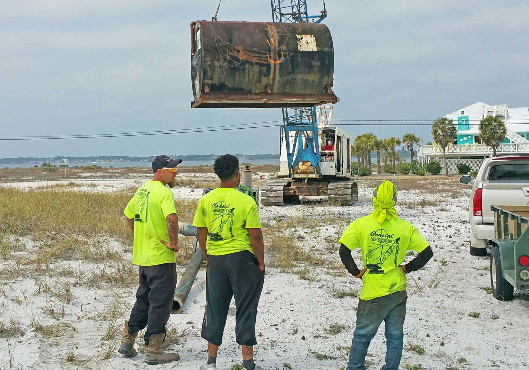 Frerich concrete piling home on Navarre Beach