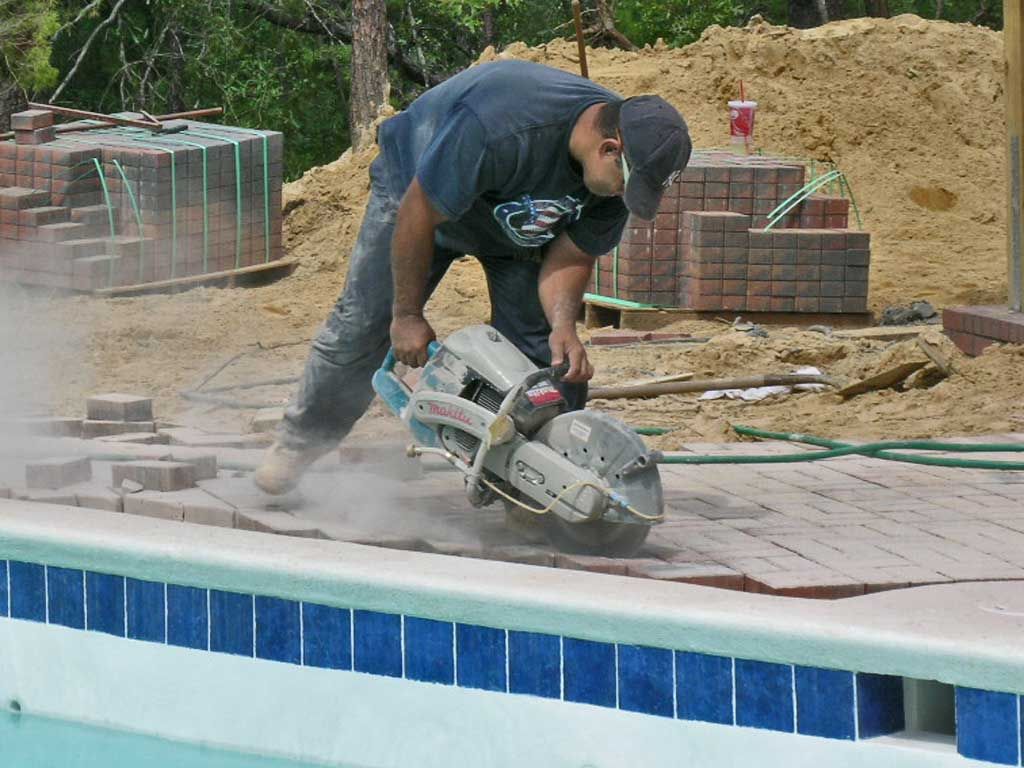 paver pool deck